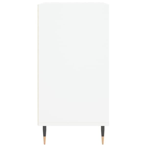 vidaXL Förvaringshylla vit 57x35x70 cm konstruerat trä