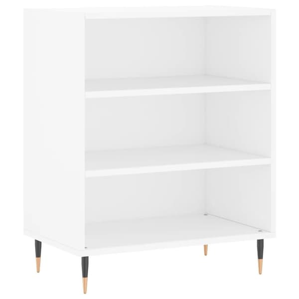 vidaXL skænk 57x35x70 cm konstrueret træ hvid
