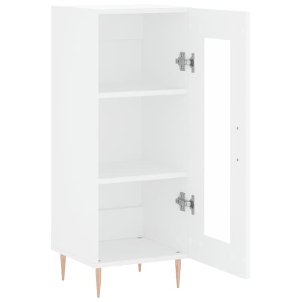 vidaXL skænk 34,5x34x90 cm konstrueret træ hvid