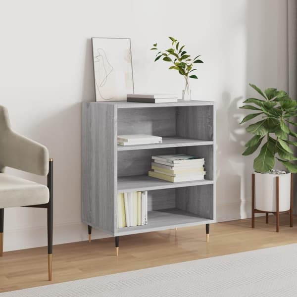 vidaXL Senkki harmaa Sonoma 57x35x70 cm tekninen puu