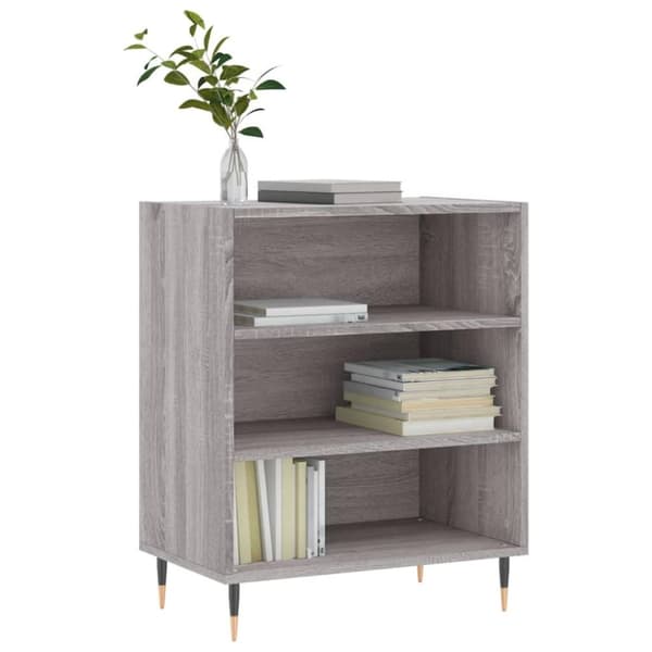 vidaXL Senkki harmaa Sonoma 57x35x70 cm tekninen puu
