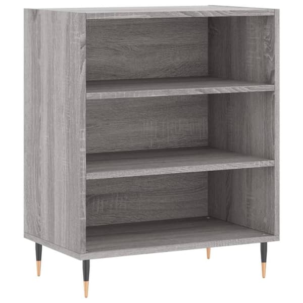 vidaXL Senkki harmaa Sonoma 57x35x70 cm tekninen puu