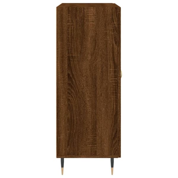 vidaXL Skjenk brun eik 69,5x34x90 cm konstruert tre