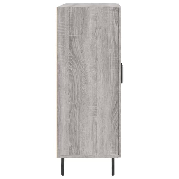vidaXL skænk 69,5x34x90 cm konstrueret træ grå sonoma-eg