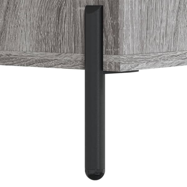vidaXL Senkki harmaa Sonoma 69,5x34x90 cm tekninen puu