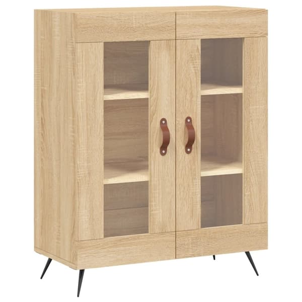 vidaXL Senkki Sonoma-tammi 69,5x34x90 cm tekninen puu