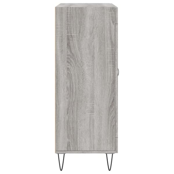 vidaXL Senkki harmaa Sonoma 69,5x34x90 cm tekninen puu
