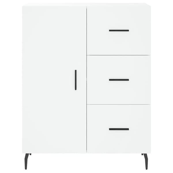 vidaXL skænk 69,5x34x90 cm konstrueret træ hvid