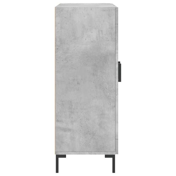 vidaXL Skjenk betonggrå 69,5x34x90 cm konstruert tre