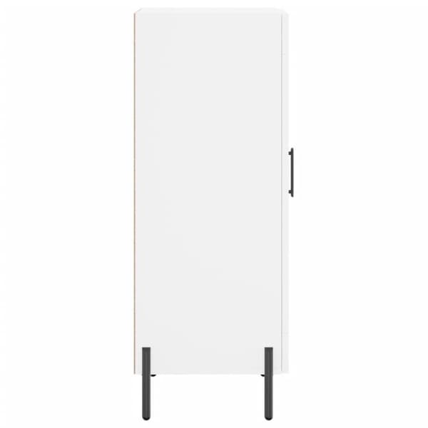 vidaXL Skjenk hvit 34,5x34x90 cm konstruert tre