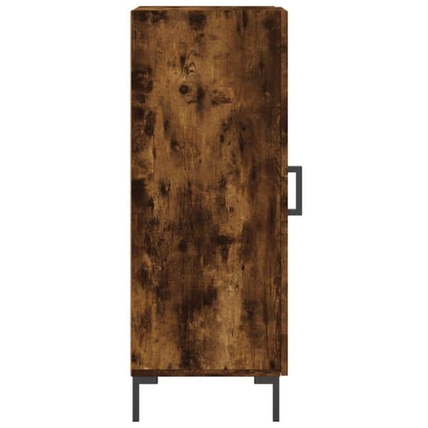 vidaXL Skjenk røkt eik 34,5x34x90 cm konstruert tre