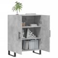 Miniatyrbilde 4 av 11: vidaXL Skjenk betonggrå 69,5x34x90 cm konstruert tre
