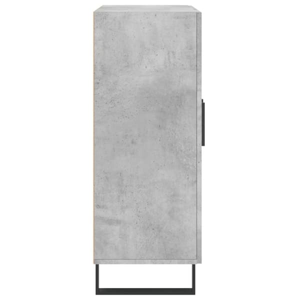 vidaXL Skjenk betonggrå 69,5x34x90 cm konstruert tre