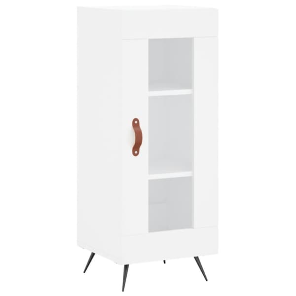 vidaXL skænk 34,5x34x90 cm konstrueret træ hvid