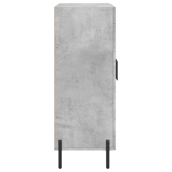 vidaXL Skjenk betonggrå 69,5x34x90 cm konstruert tre