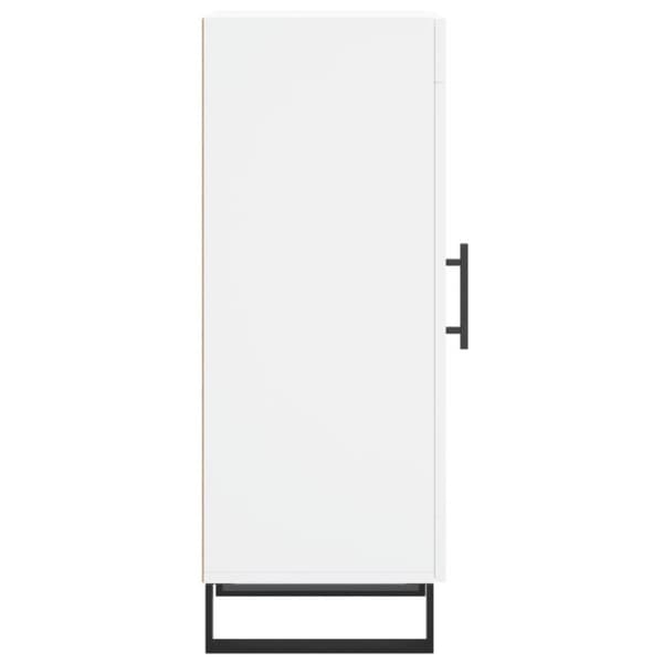 vidaXL Skjenk hvit 34,5x34x90 cm konstruert tre