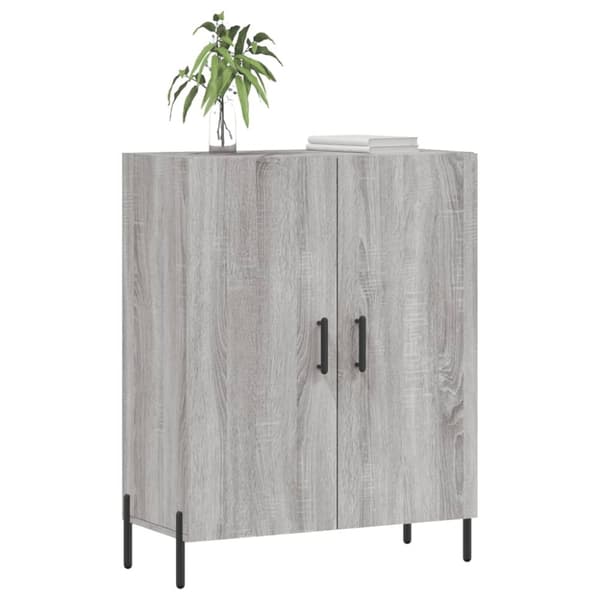 vidaXL Skjenk grå sonoma 69,5x34x90 cm konstruert tre
