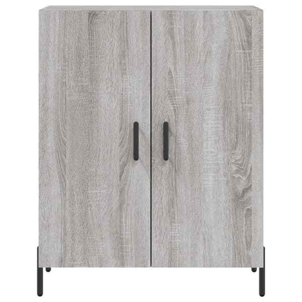 vidaXL Skjenk grå sonoma 69,5x34x90 cm konstruert tre