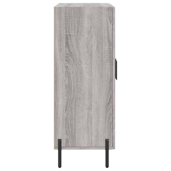 vidaXL Skjenk grå sonoma 69,5x34x90 cm konstruert tre