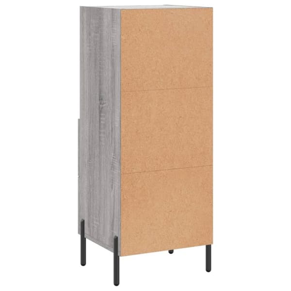 vidaXL Senkki harmaa Sonoma 34,5x34x90 cm tekninen puu