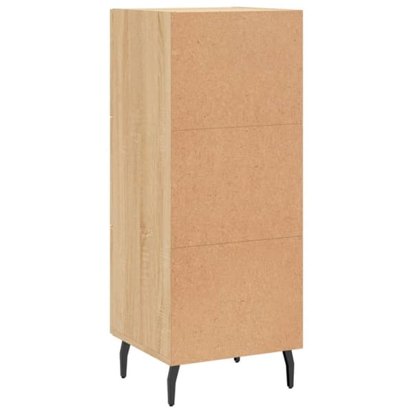 vidaXL skænk 34,5x34x90 cm konstrueret træ sonoma-eg