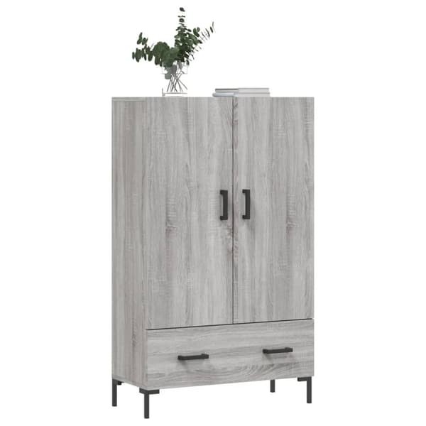 vidaXL Högskåp grå sonoma 69,5x31x115 cm konstruerat trä