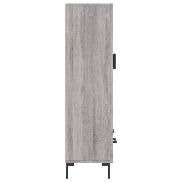 vidaXL Högskåp grå sonoma 69,5x31x115 cm konstruerat trä