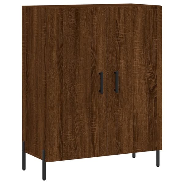 vidaXL Skänk brun ek 69,5x34x90 cm konstruerat trä