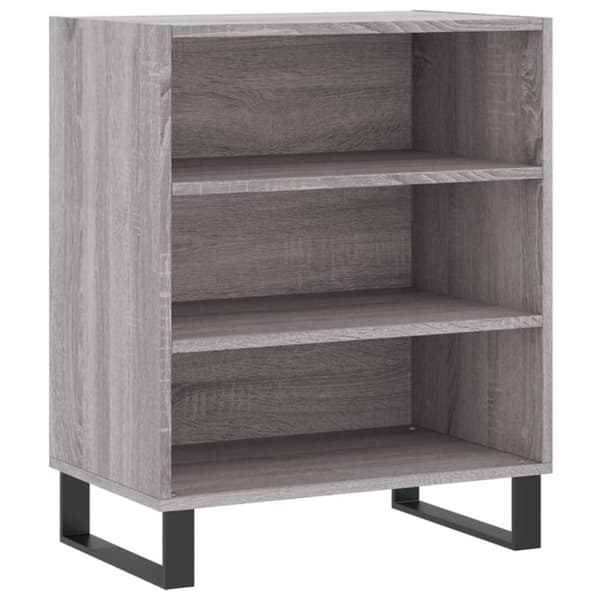 vidaXL Skjenk grå sonoma 57x35x70 cm konstruert tre