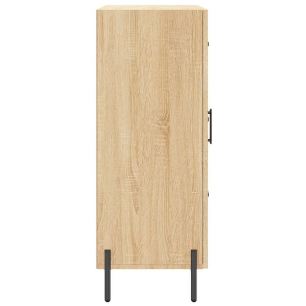 vidaXL Skjenk sonoma eik 69,5x34x90 cm konstruert tre