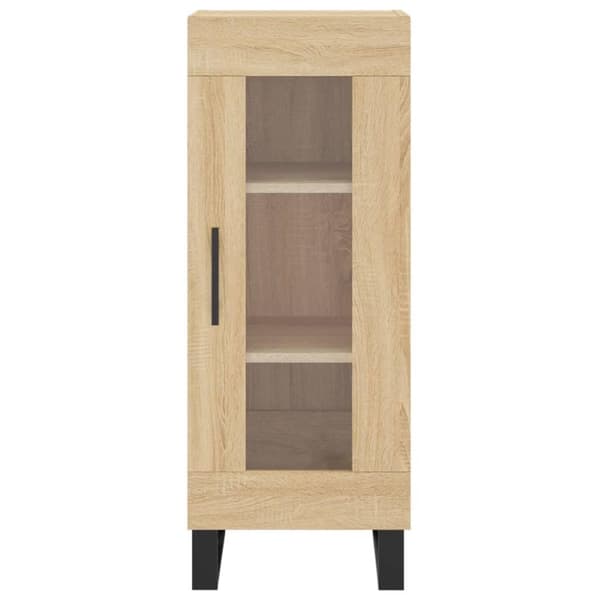 vidaXL Skänk sonoma-ek 34,5x34x90 cm konstruerat trä