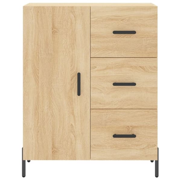 vidaXL Senkki Sonoma-tammi 69,5x34x90 cm tekninen puu