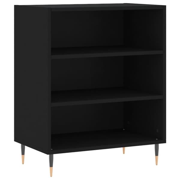 vidaXL Senkki musta 57x35x70 cm tekninen puu