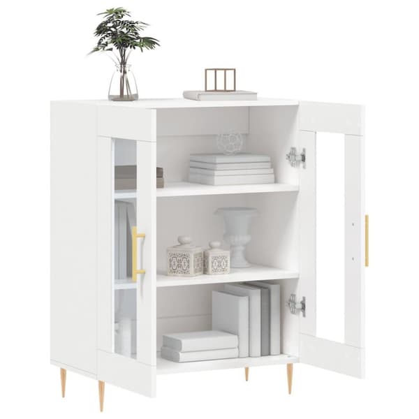 vidaXL Skåp vit 69,5x34x90 cm konstruerat trä