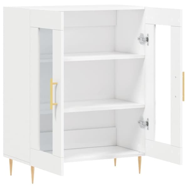 vidaXL Skåp vit 69,5x34x90 cm konstruerat trä