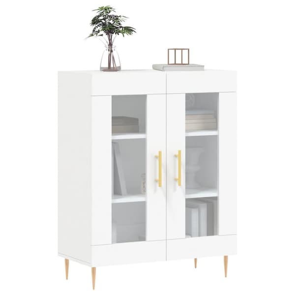 vidaXL Skåp vit 69,5x34x90 cm konstruerat trä