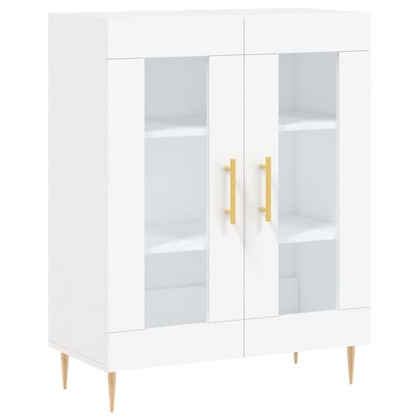 vidaXL Skåp vit 69,5x34x90 cm konstruerat trä