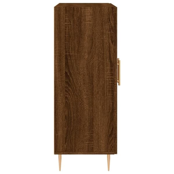 vidaXL Skjenk brun eik 69,5x34x90 cm konstruert tre