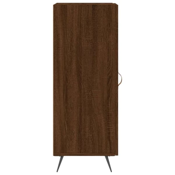 vidaXL Senkki ruskea tammi 34,5x34x90 cm tekninen puu
