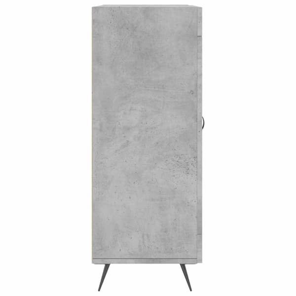 vidaXL skænk 69,5x34x90 cm konstrueret træ betongrå