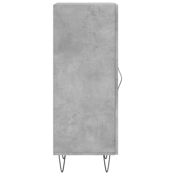 vidaXL Skåp betonggrå 34,5x34x90 cm konstruerat trä