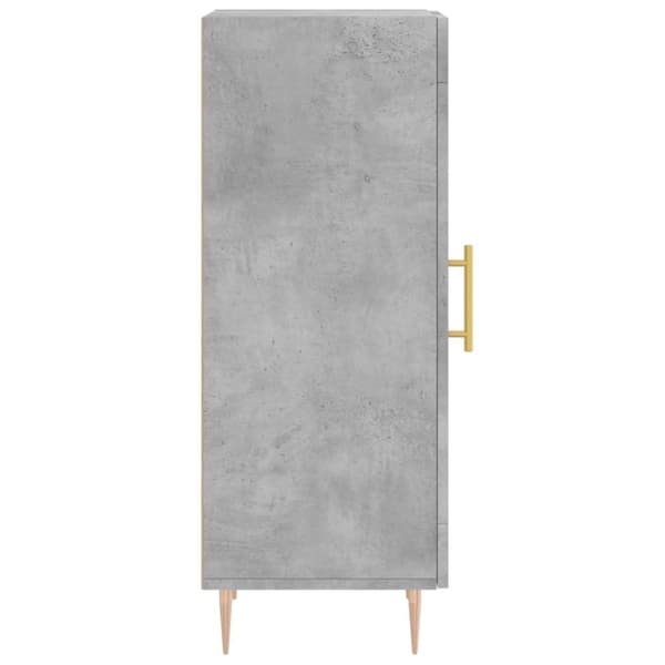 vidaXL Senkki betoninharmaa 34,5x34x90 cm tekninen puu