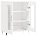 Miniatyrbilde 6 av 11: vidaXL Skjenk hvit 69,5x34x90 cm konstruert tre