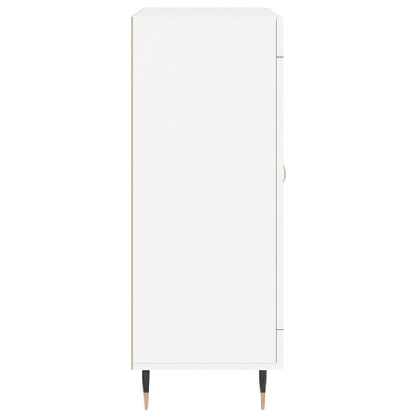 vidaXL Skjenk hvit 69,5x34x90 cm konstruert tre