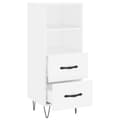 Miniatyrbilde 4 av 11: vidaXL Skjenk hvit 34,5x34x90 cm konstruert tre