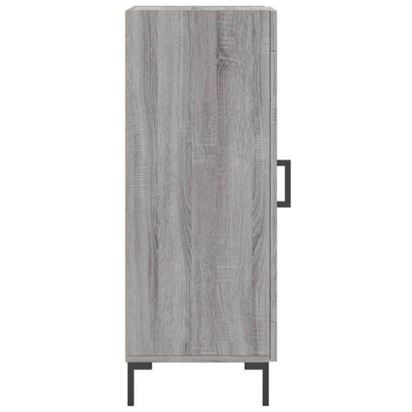 vidaXL Senkki harmaa Sonoma 34,5x34x90 cm tekninen puu