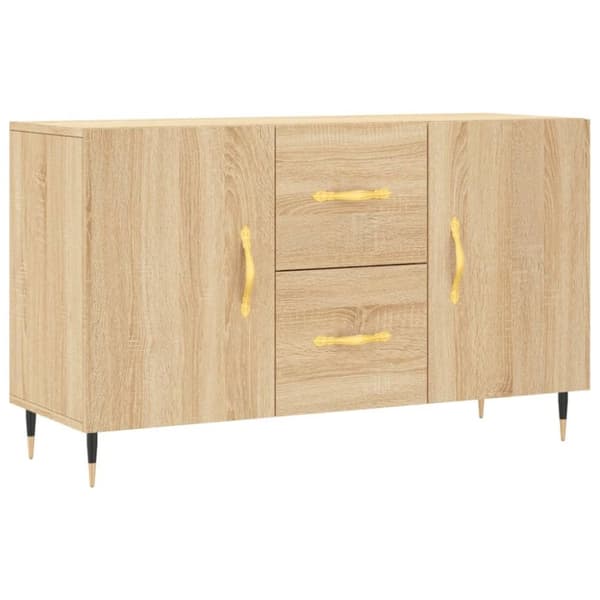 vidaXL skænk 100x36x60 cm konstrueret træ sonoma-eg