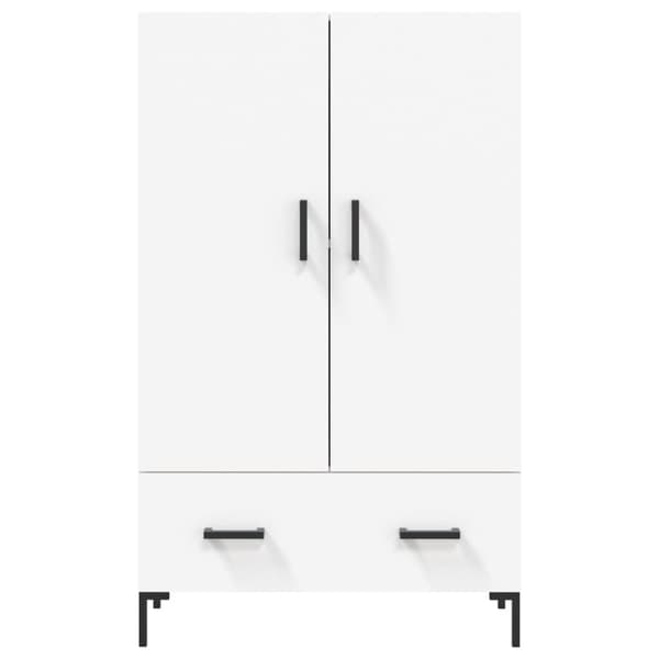 vidaXL skab 69,5x31x115 cm konstrueret træ hvid