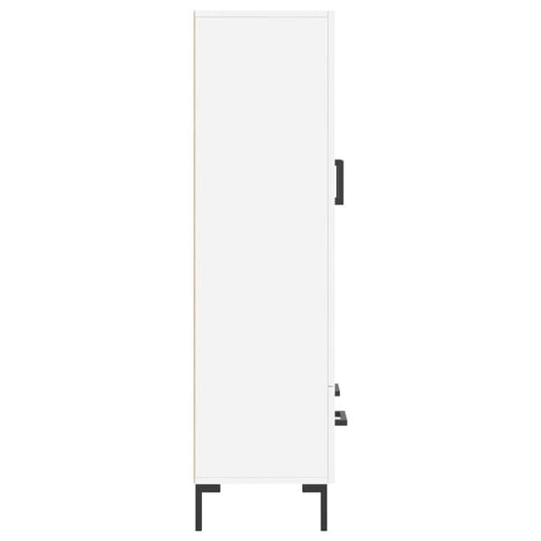 vidaXL skab 69,5x31x115 cm konstrueret træ hvid
