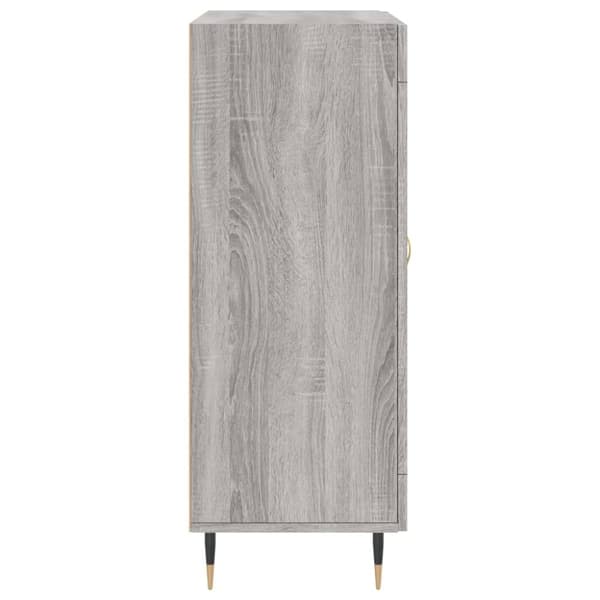 vidaXL Senkki harmaa Sonoma 69,5x34x90 cm tekninen puu